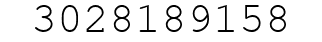 Number 3028189158.