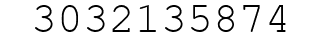 Number 3032135874.