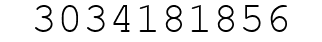 Number 3034181856.