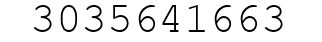 Number 3035641663.