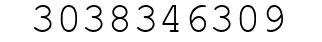 Number 3038346309.