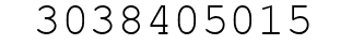 Number 3038405015.