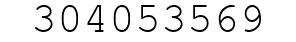 Number 304053569.