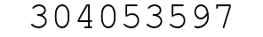 Number 304053597.