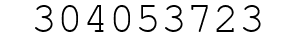 Number 304053723.