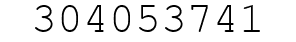 Number 304053741.