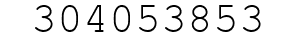 Number 304053853.