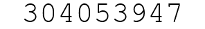 Number 304053947.