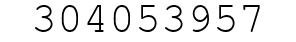 Number 304053957.