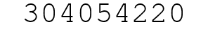 Number 304054220.