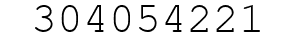 Number 304054221.