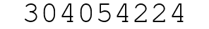 Number 304054224.