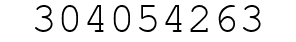 Number 304054263.