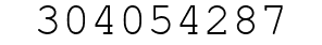 Number 304054287.