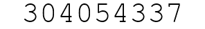 Number 304054337.