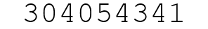 Number 304054341.