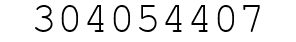 Number 304054407.
