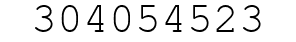 Number 304054523.