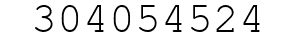 Number 304054524.