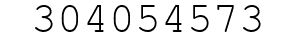 Number 304054573.