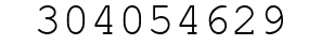 Number 304054629.