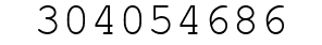 Number 304054686.