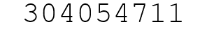 Number 304054711.