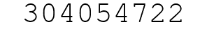 Number 304054722.