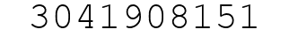 Number 3041908151.