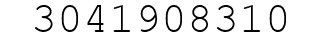 Number 3041908310.