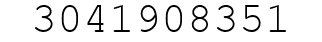 Number 3041908351.
