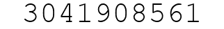Number 3041908561.