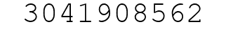 Number 3041908562.