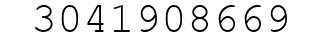 Number 3041908669.