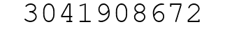 Number 3041908672.