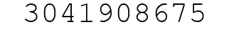 Number 3041908675.