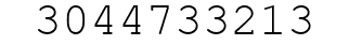 Number 3044733213.