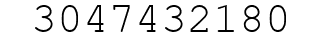 Number 3047432180.