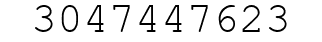 Number 3047447623.