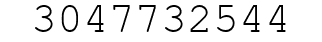 Number 3047732544.
