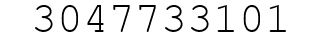 Number 3047733101.