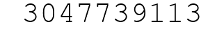 Number 3047739113.