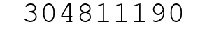 Number 304811190.