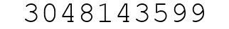 Number 3048143599.