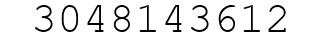 Number 3048143612.