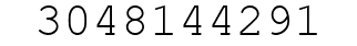 Number 3048144291.
