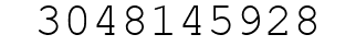 Number 3048145928.