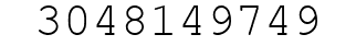 Number 3048149749.