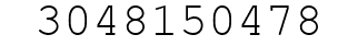 Number 3048150478.