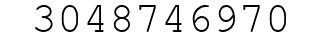 Number 3048746970.